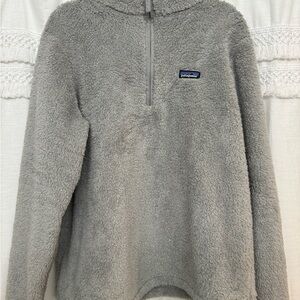 Patagonia Gray Fleece Quarter Zip